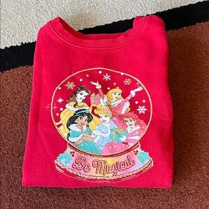 ❤️❄️Christmas princess sweatshirt / size 7 Girls